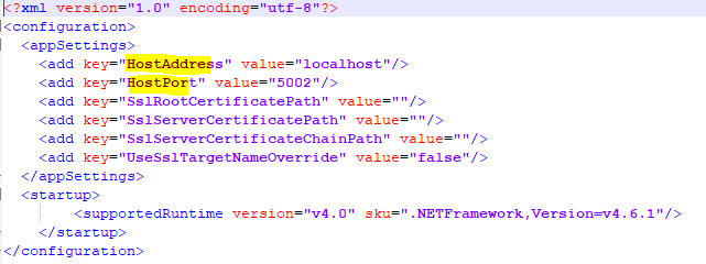 HostConfig