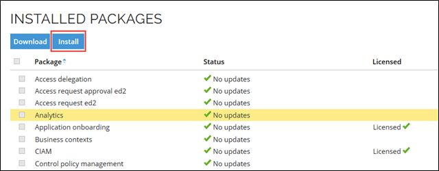 InstalledPackages