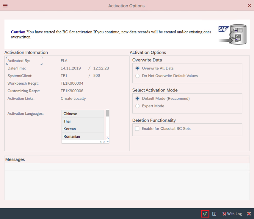 SAPActivationOpt