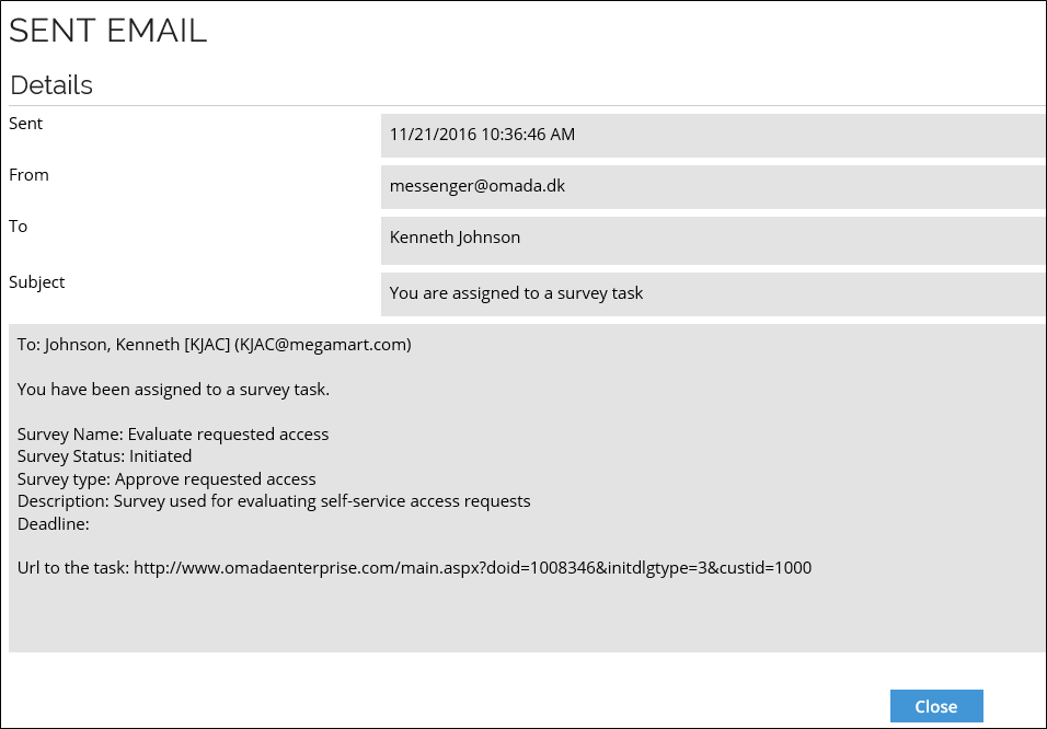 SentMail