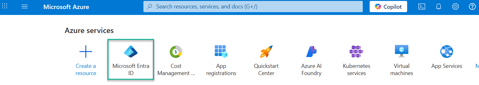 Azure Portal: Microsoft Entra ID