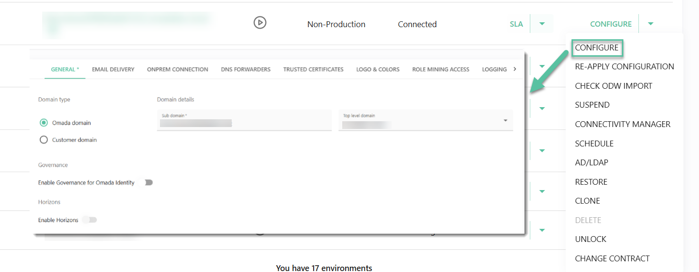 Available configuration options