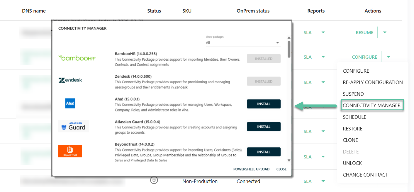 Connectivity manager