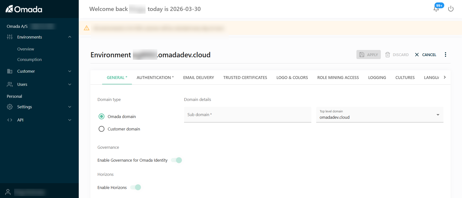 Available configuration options