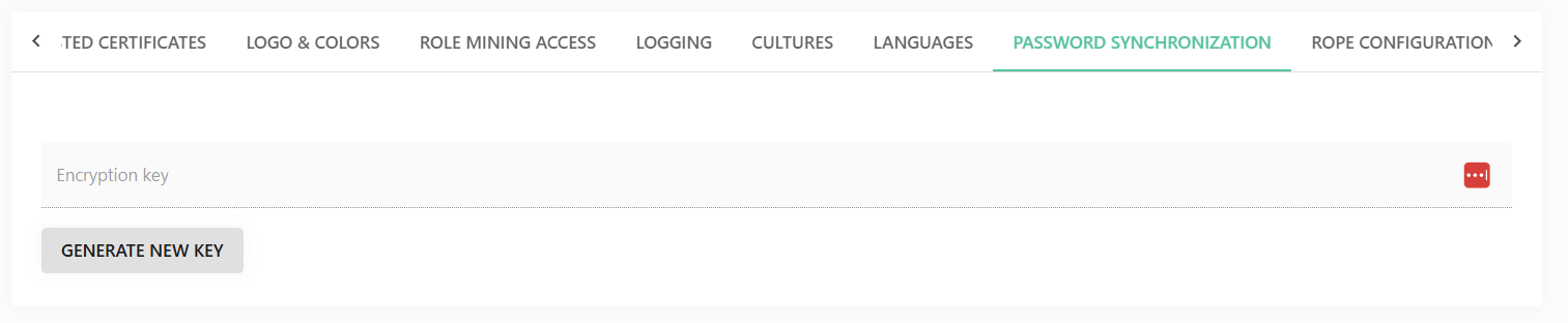 Password synchronization