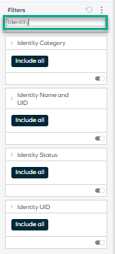 Filter search example