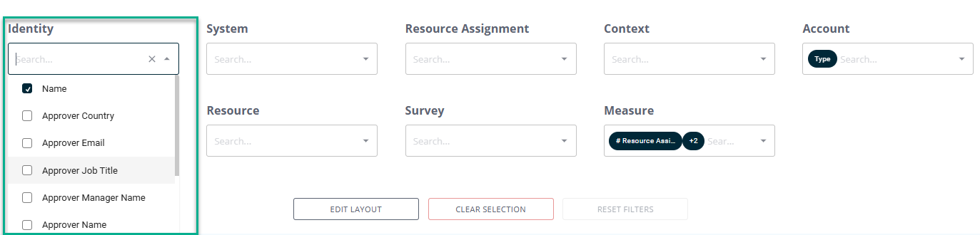 Report Generator - dropdown list