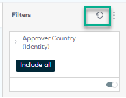 Report Generator - disable filters by refreshing