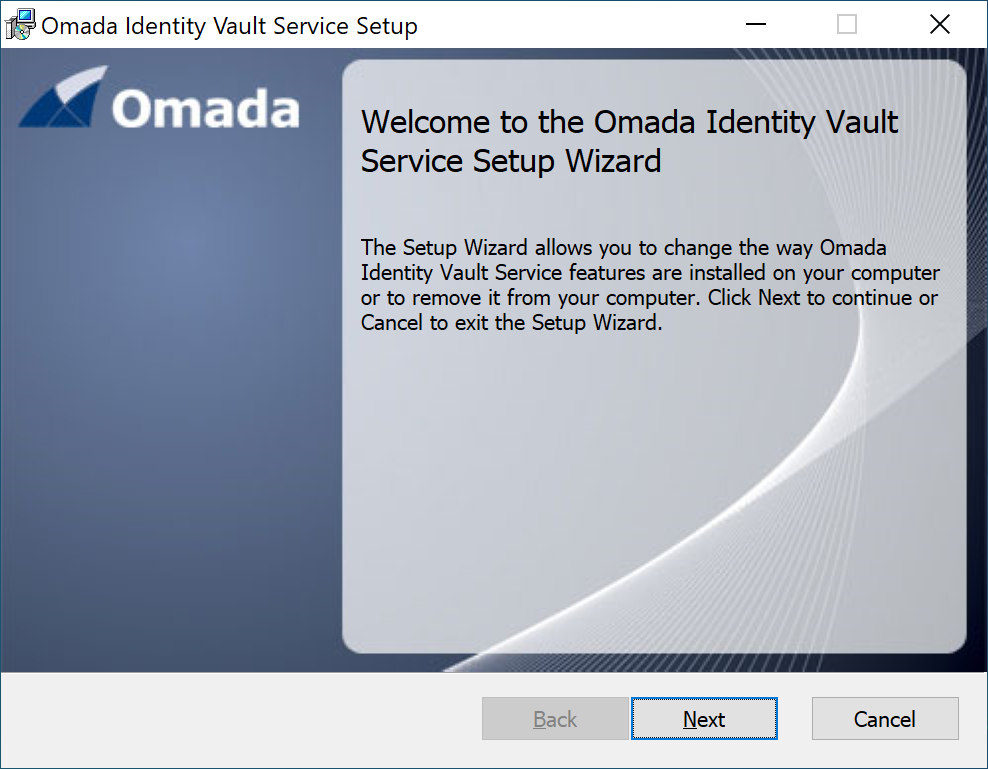 Vault Service (on-prem) | Omada Identity Documentation