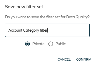 OIA filter set naming conventions.